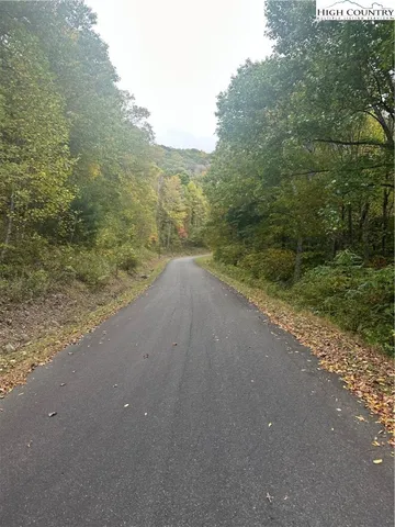 a view of an outdoor space with mountain view