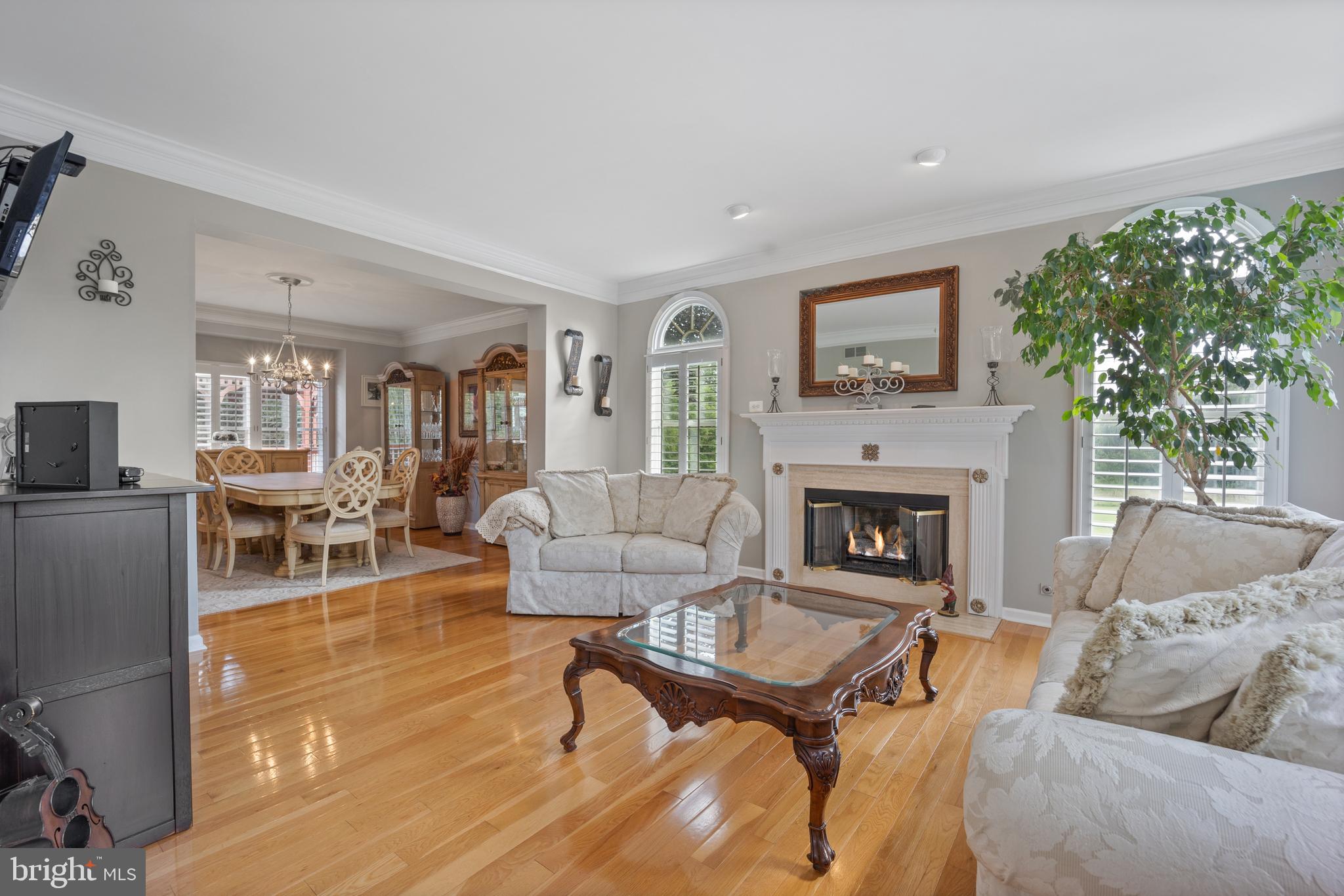 5005 Redfield Road Doylestown, PA 18902 - Photo 12 of 74 Formal Living Room Featuring Gas A Fireplace