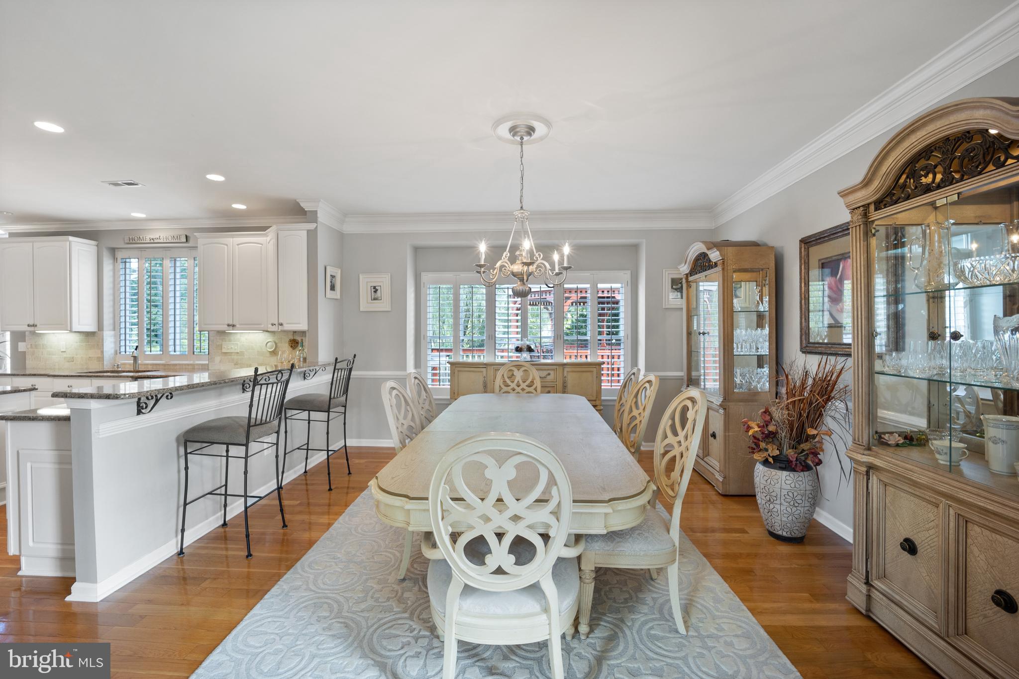 5005 Redfield Road Doylestown, PA 18902 - Photo 14 of 74 View From The Dining Room To Kitchen