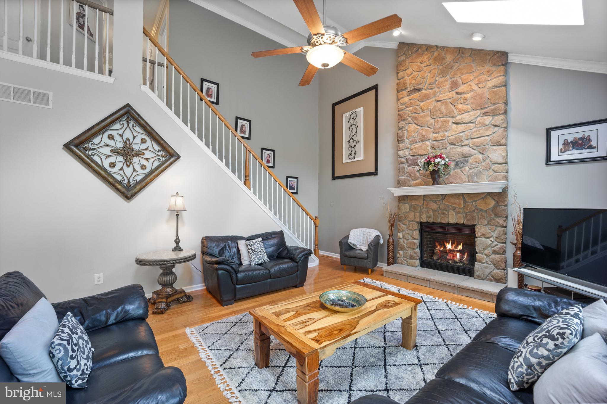 5005 Redfield Road Doylestown, PA 18902 - Photo 24 of 74 Floor To Ceiling Gas Fireplace With Raised Hearth