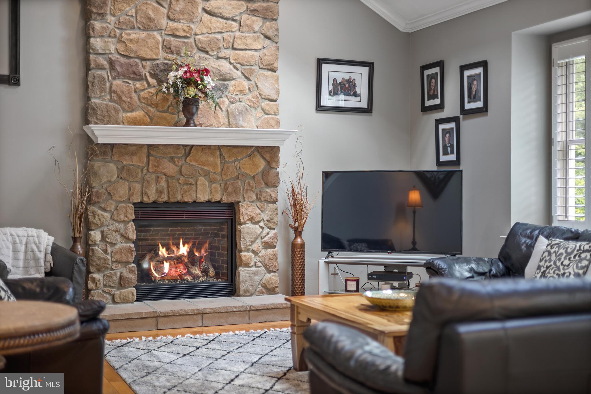 5005 Redfield Road Doylestown, PA 18902 - Photo 25 of 74 Enjoy The Cozy Fireplace In The Family Room