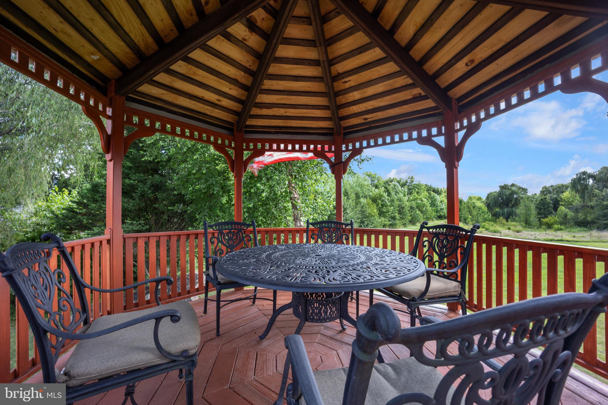 5005 Redfield Road Doylestown, PA 18902 - Photo 63 of 74 Rear Deck Gazebo Feature