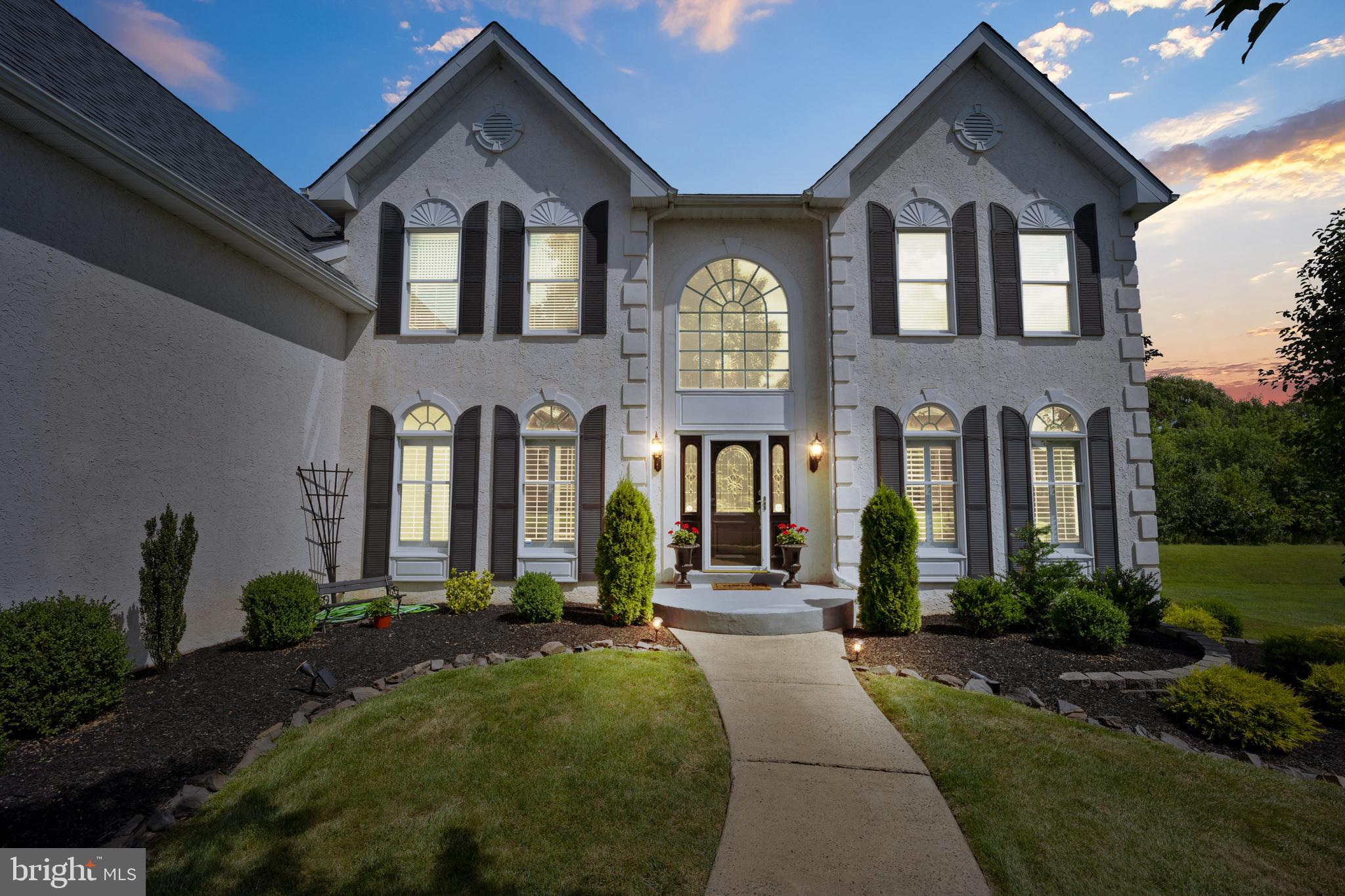 5005 Redfield Road Doylestown, PA 18902 - Photo 8 of 74 Twilight View Front Exterior