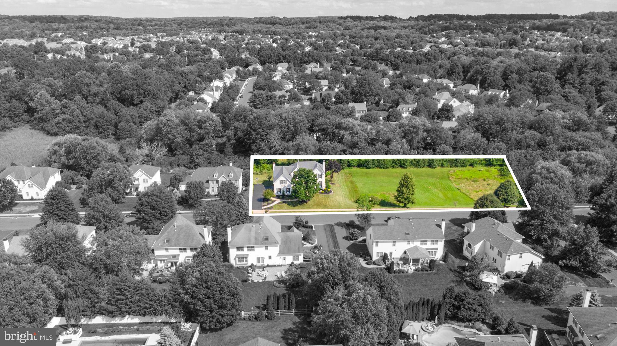 5005 Redfield Road Doylestown, PA 18902 - Photo 73 of 74 Aerial View Of The Property Within The Community