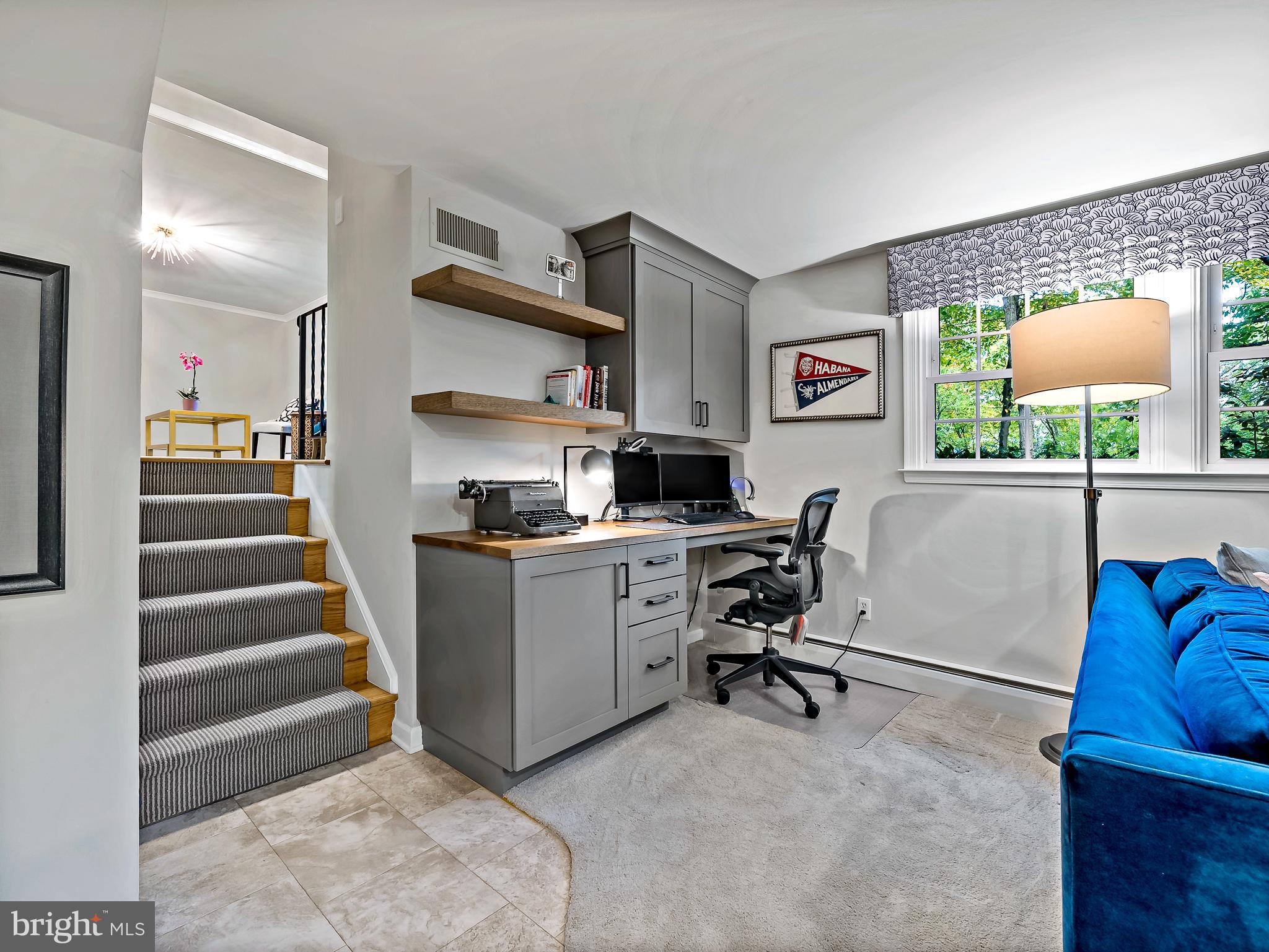 315 Danell Road Wayne, PA 19087 - Photo 13 of 34 steps off the kitchen to new custom office space