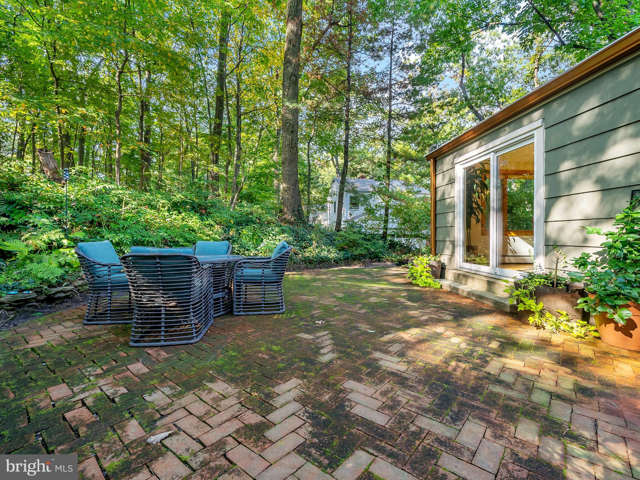 315 Danell Road Wayne, PA 19087 - Photo 31 of 34 dreamy patio under the sun or stars. TOTAL PRIVACY