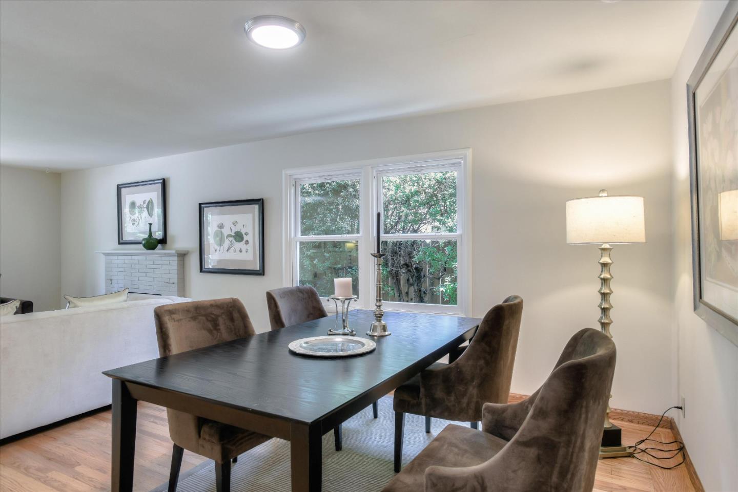 340 Princeton Road Menlo Park, CA 94025 - Photo 8 of 31 a view of a dining room with furniture and wooden floor