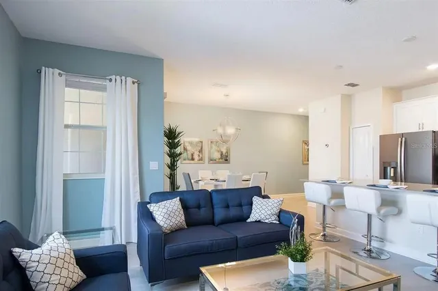 a bathroom with a double vanity sink and mirror