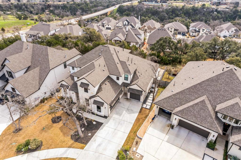 325 Cumberland Cove Georgetown, TX 78628 - Photo 37 of 39 an aerial view of a house with a yard