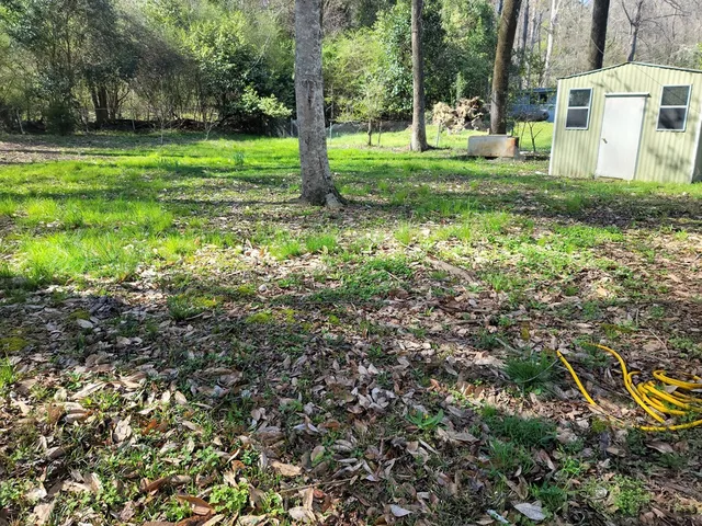 a view of a volley ball court