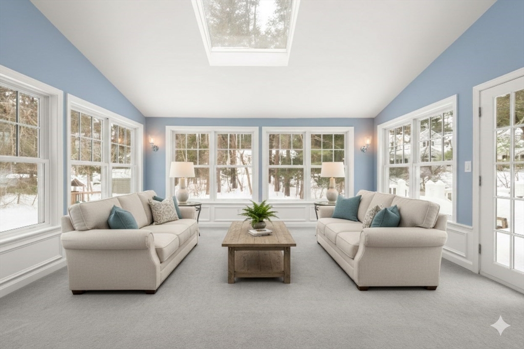173 Conant Road Weston, MA 02493 - Photo 11 of 25 a living room with furniture and a large window