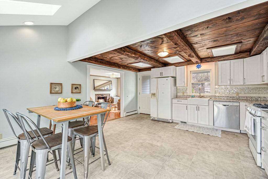 30 Nourse Road Bolton, MA 01740 - Photo 13 of 40 a dining room with furniture and kitchen view