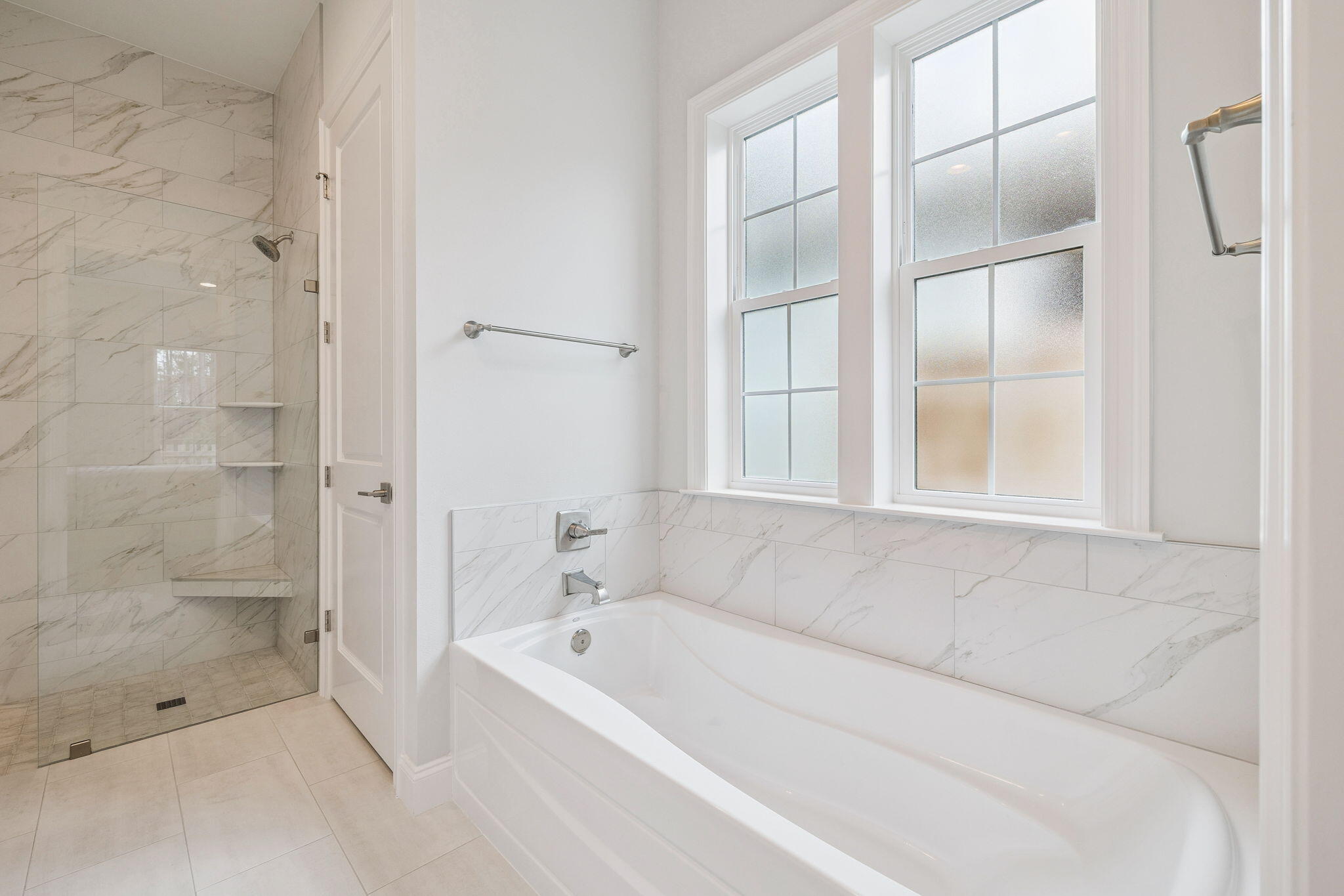 129 Suwannee Dr Inlet Beach Inlet Beach, FL 32461 - Photo 22 of 43 a bathroom with a bathtub and a shower