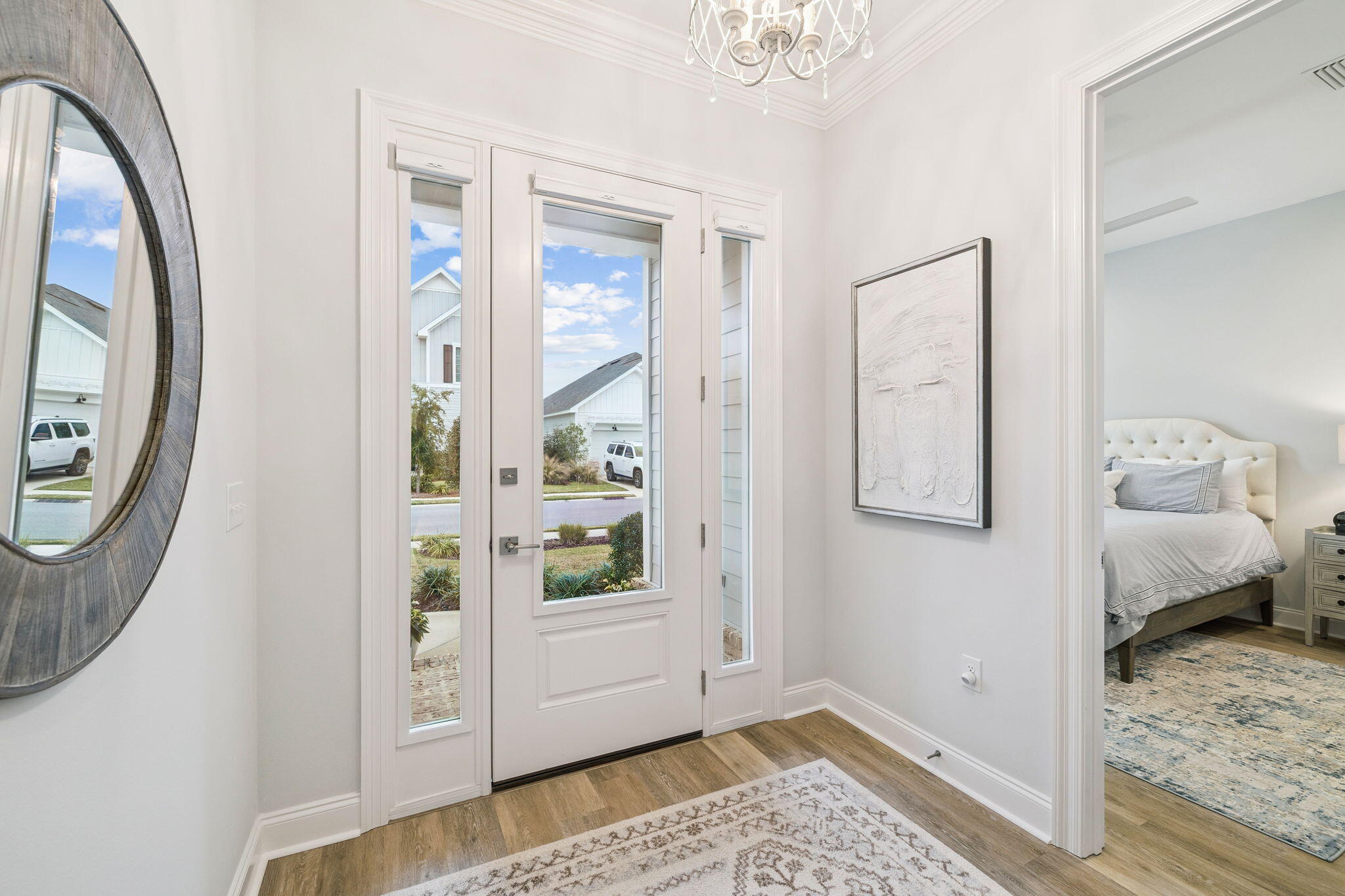 129 Suwannee Dr Inlet Beach Inlet Beach, FL 32461 - Photo 5 of 43 a view of livingroom with furniture and wooden floor