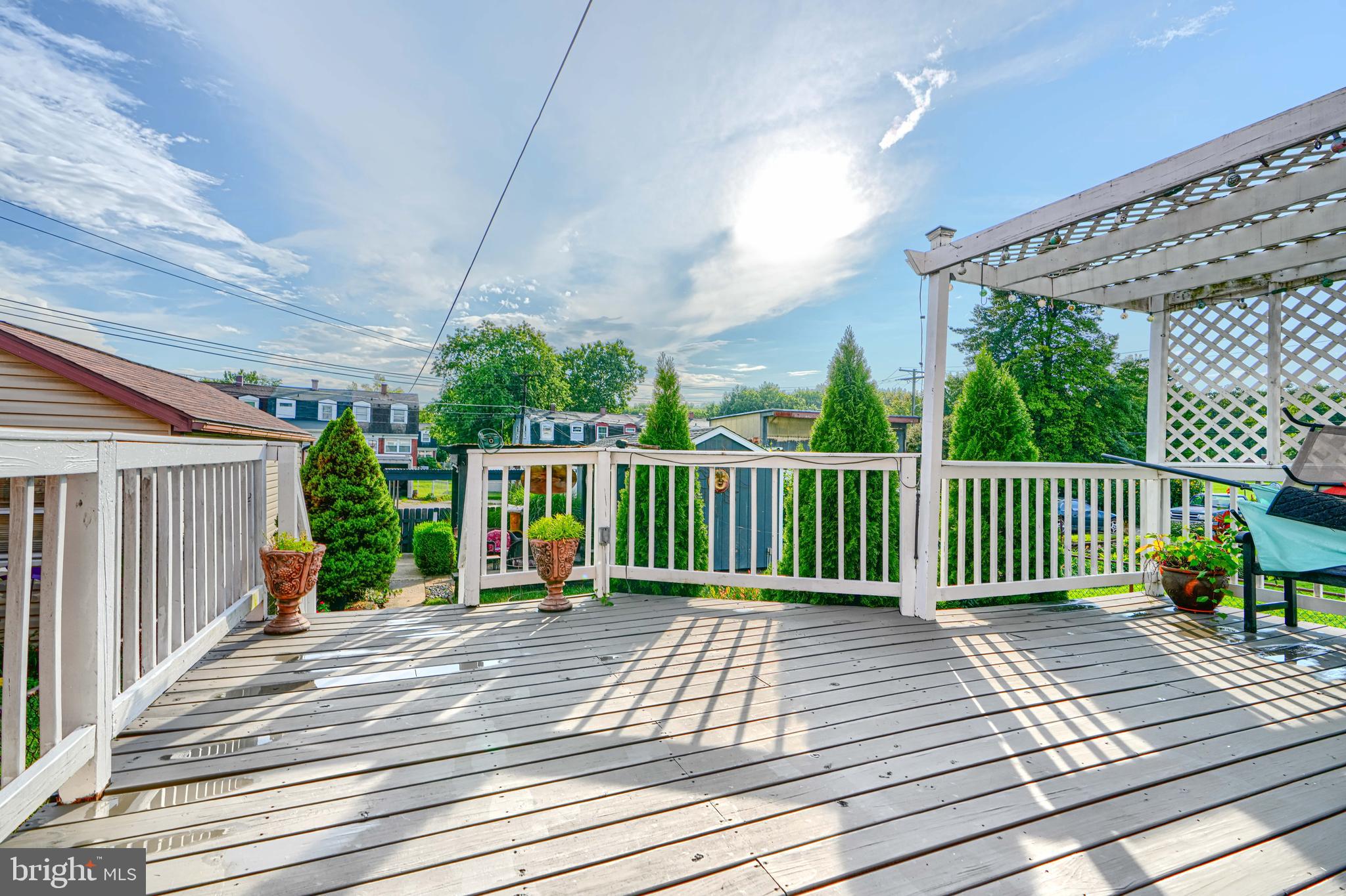 2 Haley Road Essex, MD 21221 - Photo 22 of 32 a view of a chair on the roof deck
