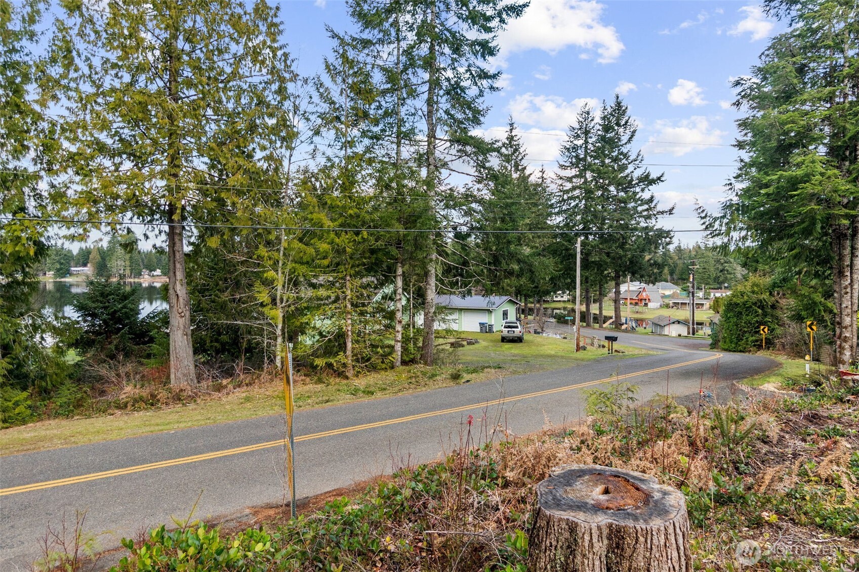 21 West Prairie Loop Road Elma, WA 98541 - Photo 36 of 40 a view of a yard with basketball court