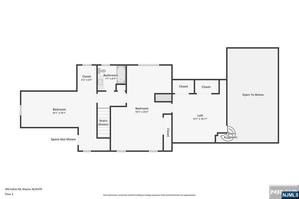 406 Indian Road Wayne, NJ 07470 - Photo 40 of 41 a picture of a floor plan