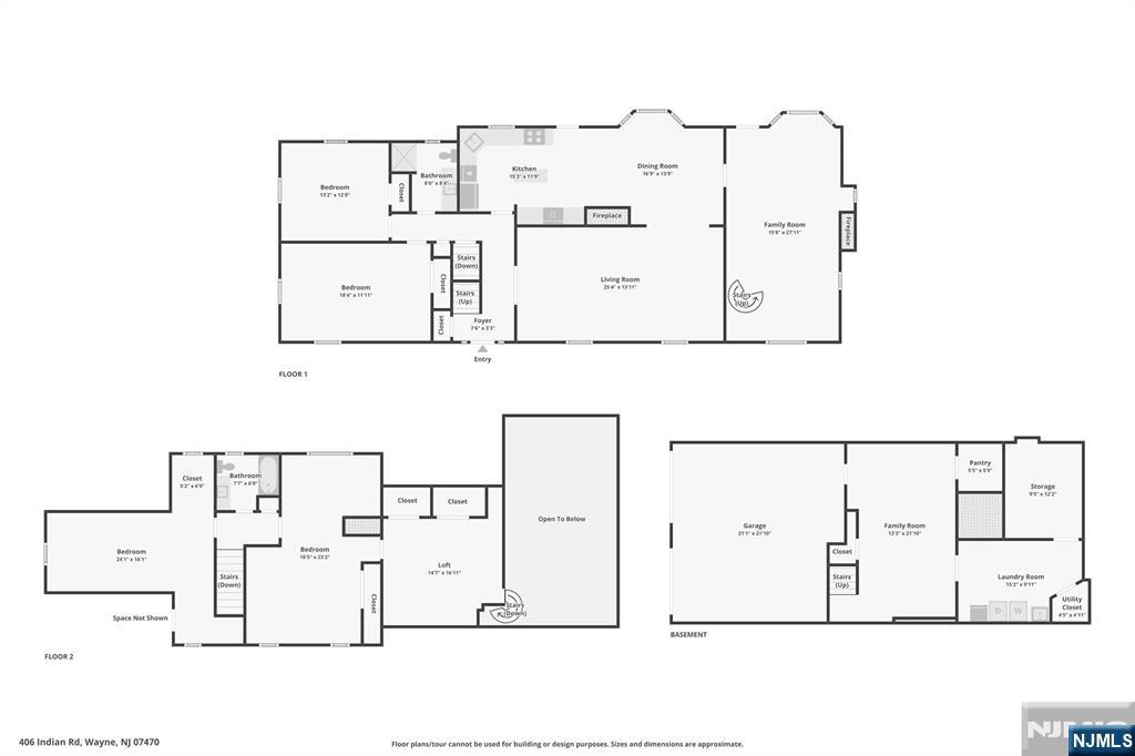 406 Indian Road Wayne, NJ 07470 - Photo 41 of 41 a black and white photo of a living room