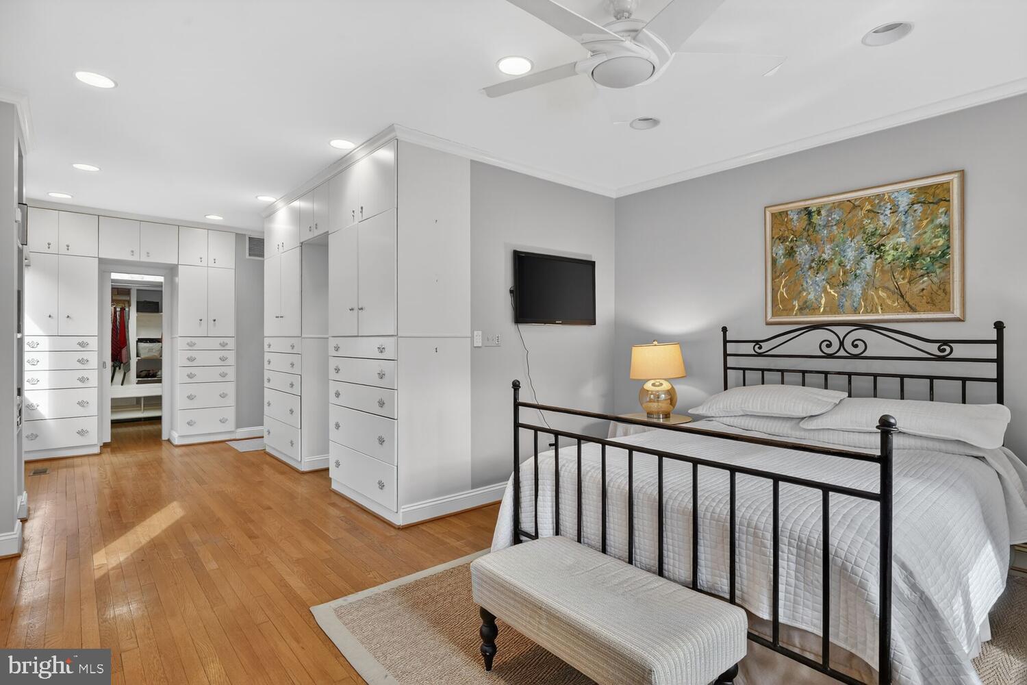 3201 Tennyson Street Northwest Washington, DC 20015 - Photo 21 of 52 a bedroom with furniture and a window