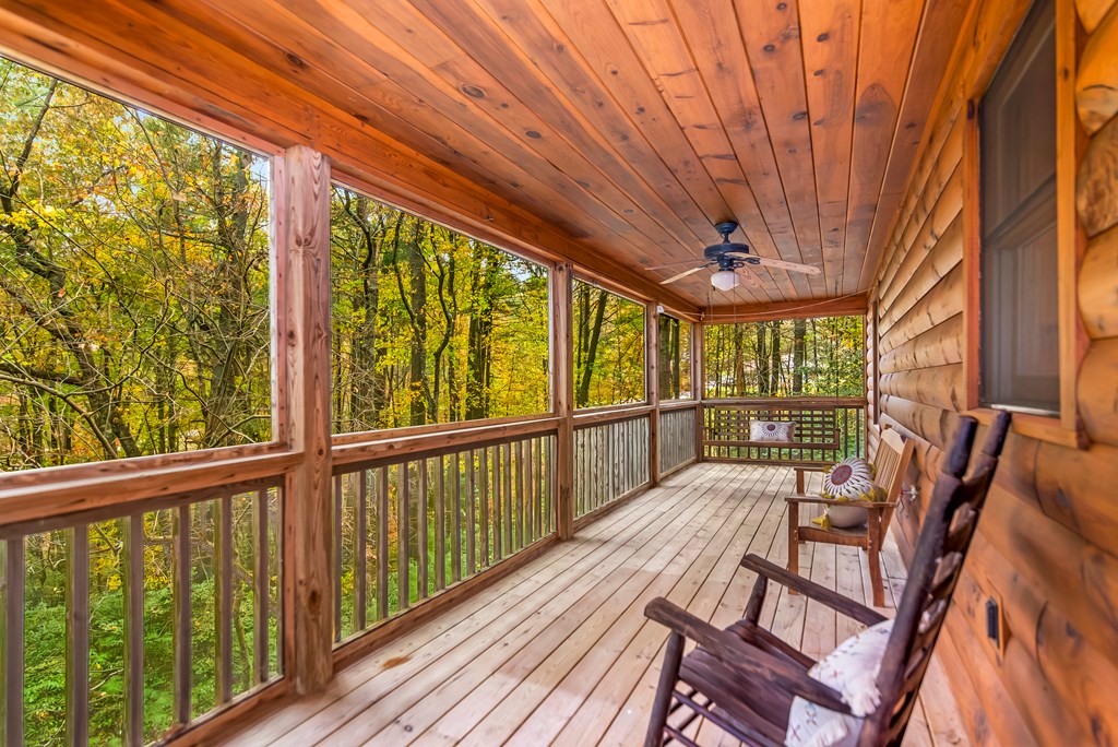 125 Waters Road Ellijay, GA 30536 - Photo 22 of 68 a view of balcony with furniture