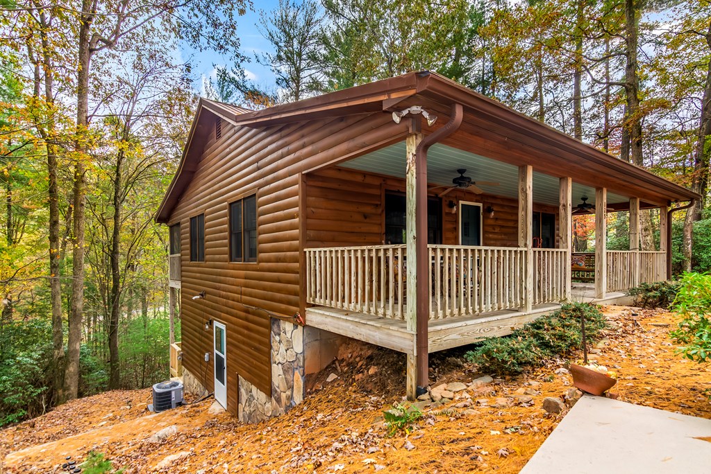 125 Waters Road Ellijay, GA 30536 - Photo 46 of 68 a front view of a house with a yard