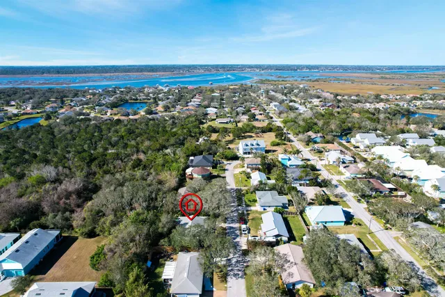 a view of city and ocean