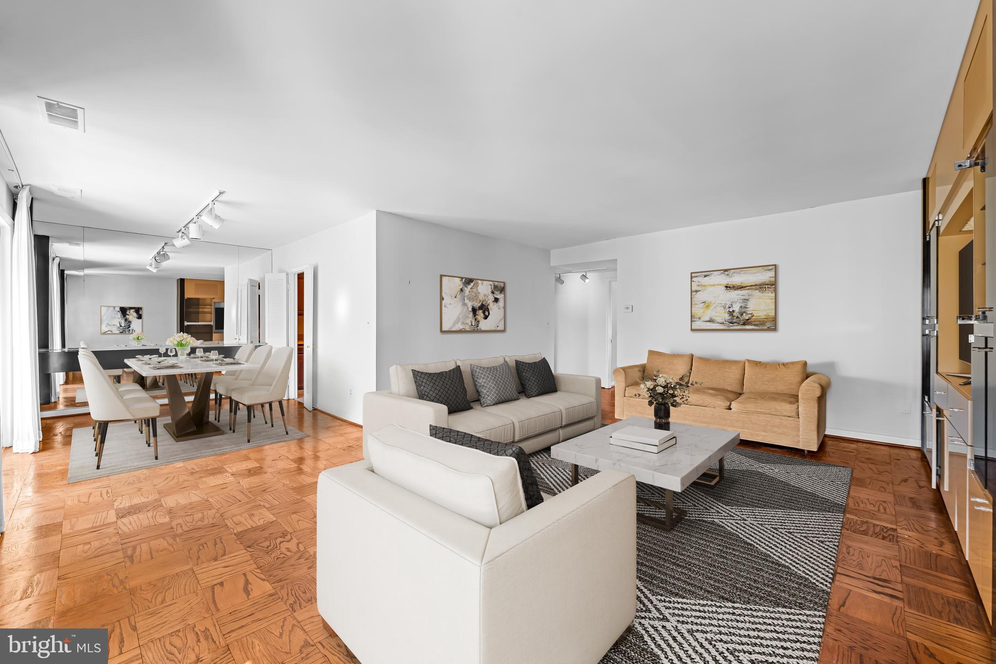 4 Cross Keys Road, Unit 4E Baltimore, MD 21210 - Photo 3 of 17 open space (virtuallly staged)