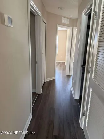 a view of wooden floor