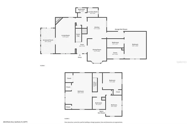 $3,250 | 226 North Elliott Avenue, Sanford, FL 32771