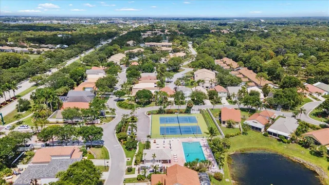 an aerial view of a city with lots of residential buildings