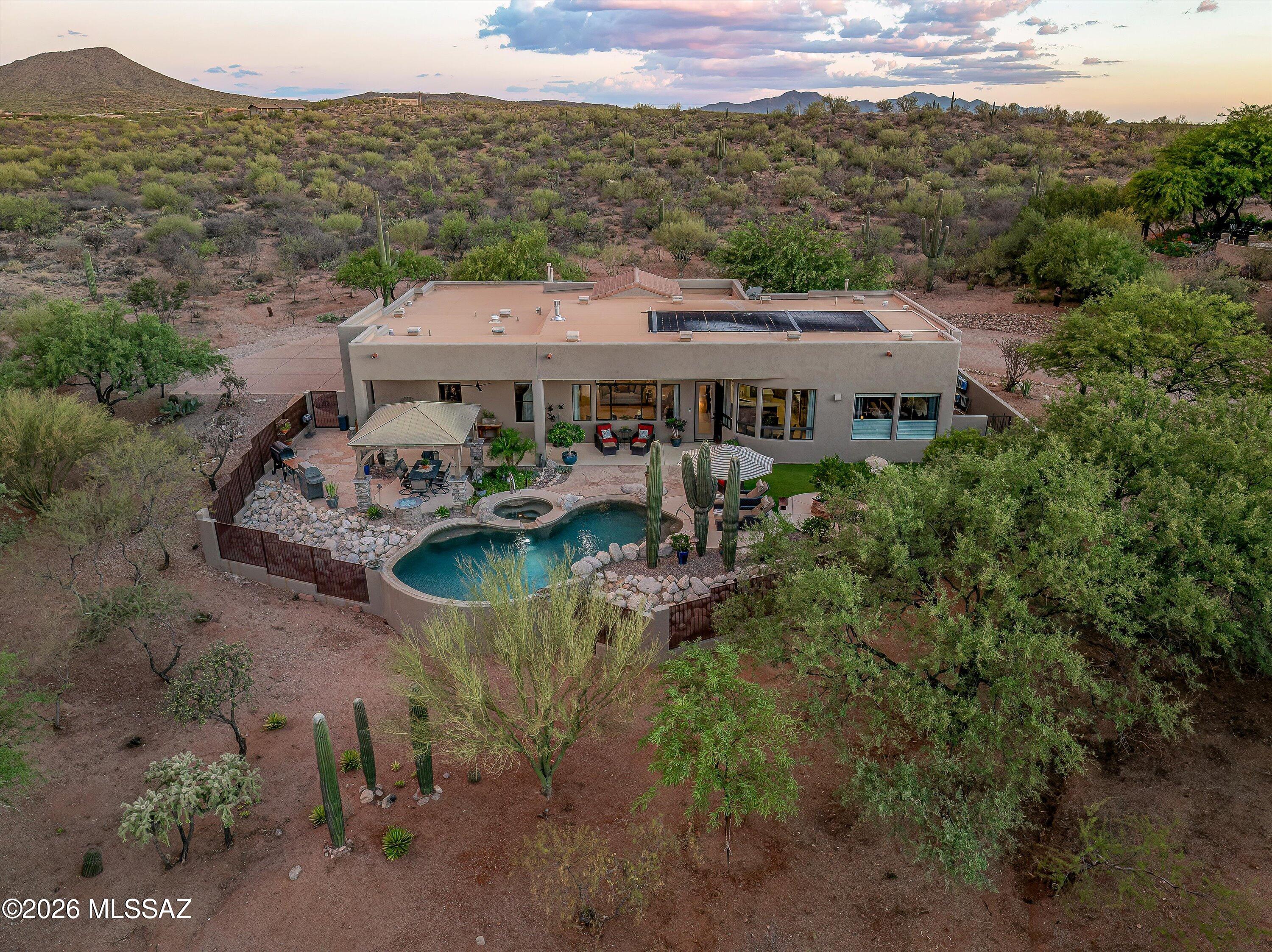 15236 East Two Bar Z Ranch Place Vail, AZ 85641 - Photo 7 of 49 Aerial Back