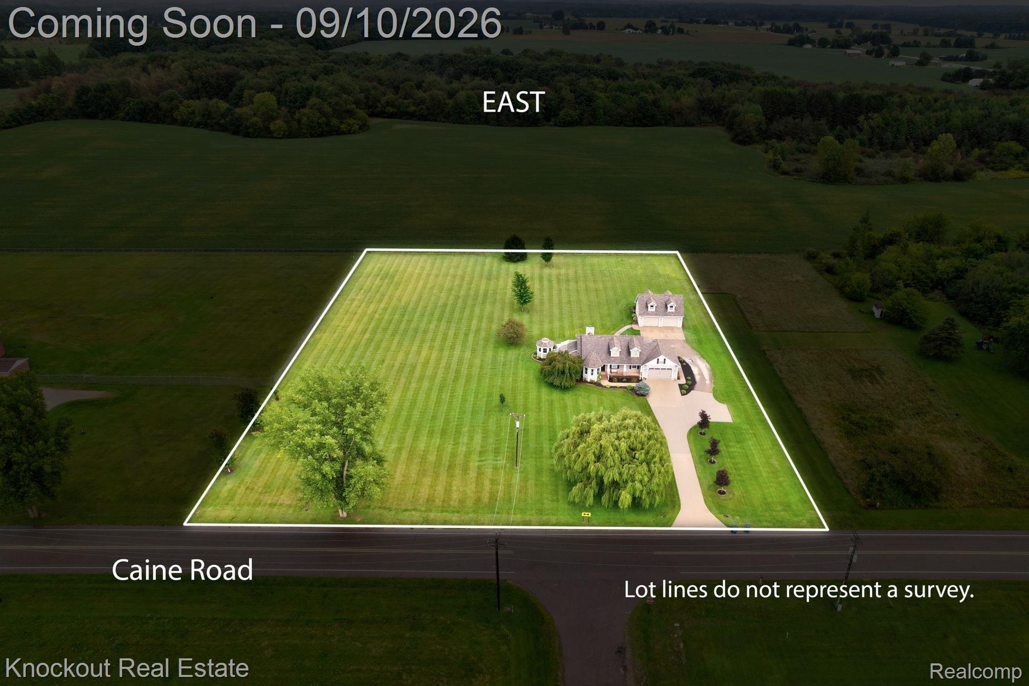 8333 Caine Road Millington, MI 48746 - Photo 75 of 90 77-web-or-mls-8333 Caine Rd Millington Lot lines-1.jpg