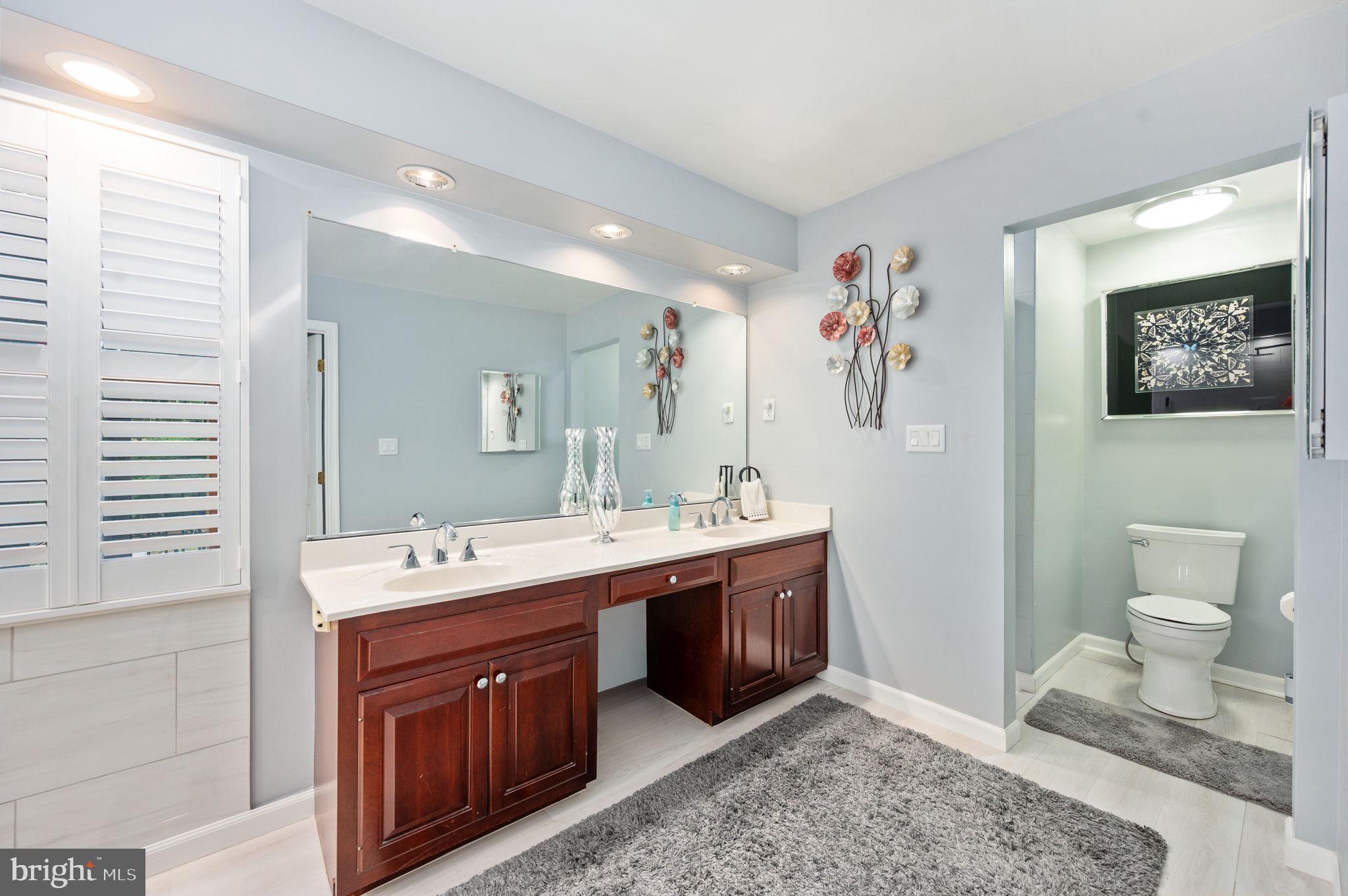 11105 Waddell Road Bumpass, VA 23024 - Photo 38 of 76 a spacious bathroom with a double vanity sink mirror and toilet