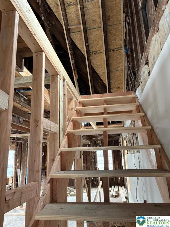 310 West Ridge Street Lansford, PA 18232 - Photo 8 of 13 a view of staircase with large windows