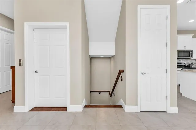 a view of a chair in a balcony