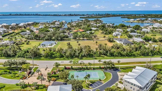 a view of a city with ocean view