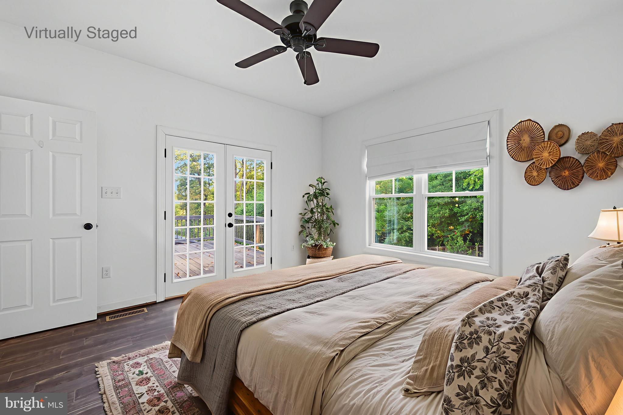 540 Mcdonalds Farm Road Linden, VA 22642 - Photo 37 of 60 a bedroom with a bed and a window