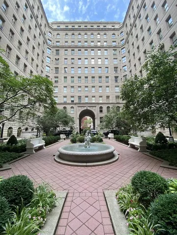 a view of building with balcony