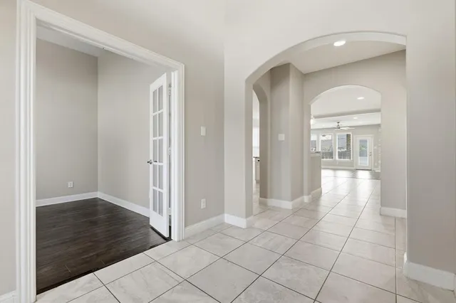 a view of an empty room