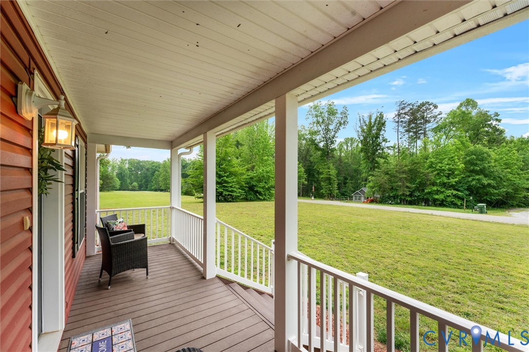 5239 Old Buckingham Road Powhatan, VA 23139 - Photo 12 of 50 a view of a balcony with ocean view