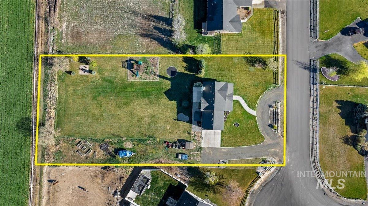 3813 North 2456 East Filer, ID 83328 - Photo 50 of 50 Aerial view of property's location featuring property boundaries highlighted
