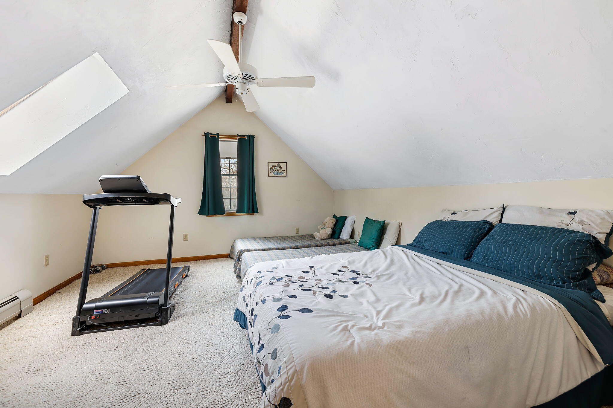 5 Vista Circle Centerville, MA 02632 - Photo 22 of 43 a bedroom with a bed and a chandelier