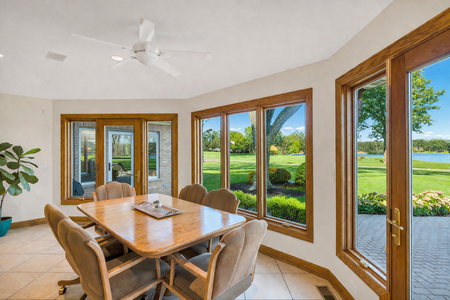 2321 Coach Road Long Grove, IL 60047 - Photo 17 of 83 a view of a dining room with furniture window and outside view