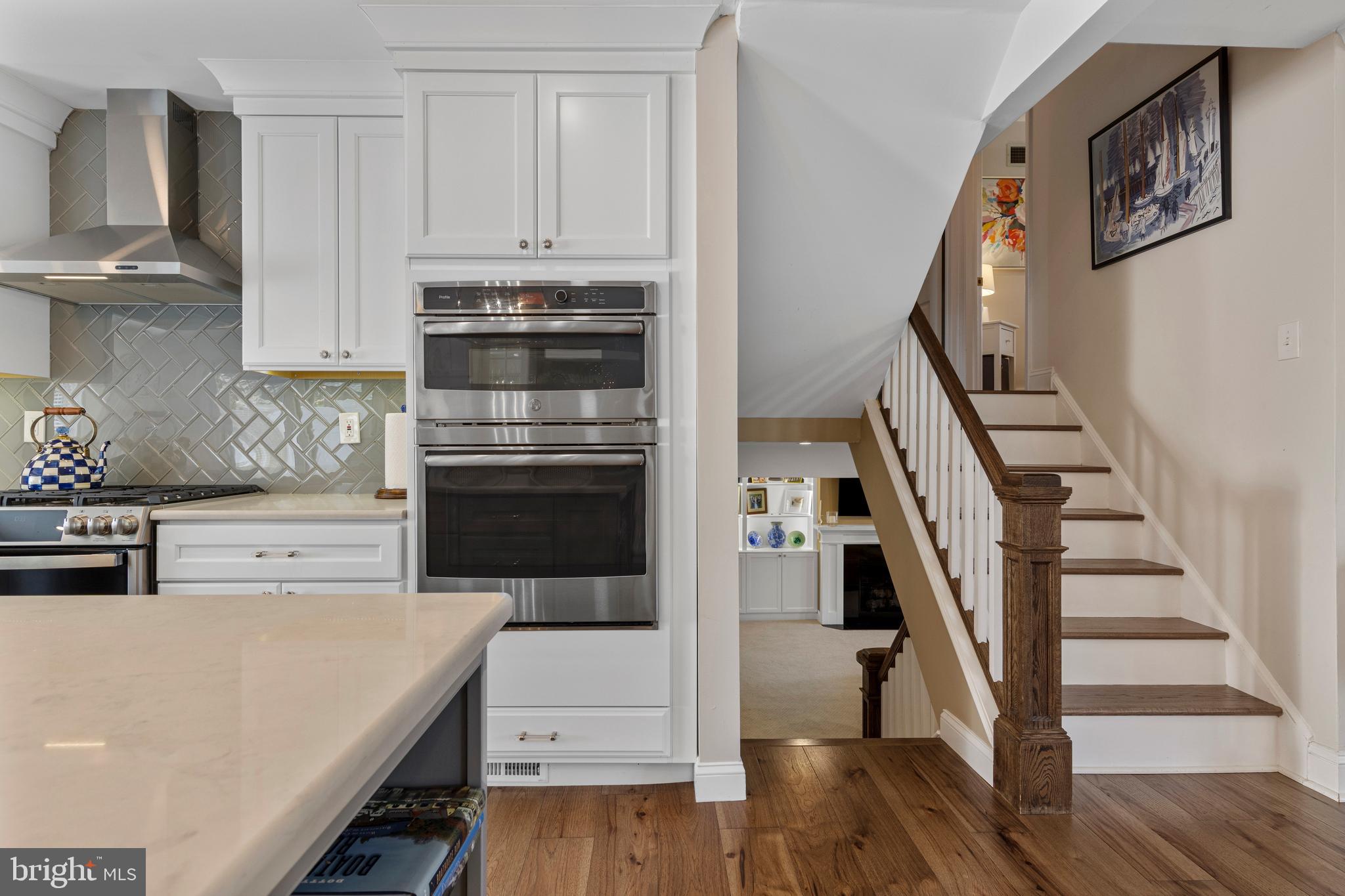 329 Williams Road Bryn Mawr, PA 19010 - Photo 20 of 61 stairs continue to lower level family room