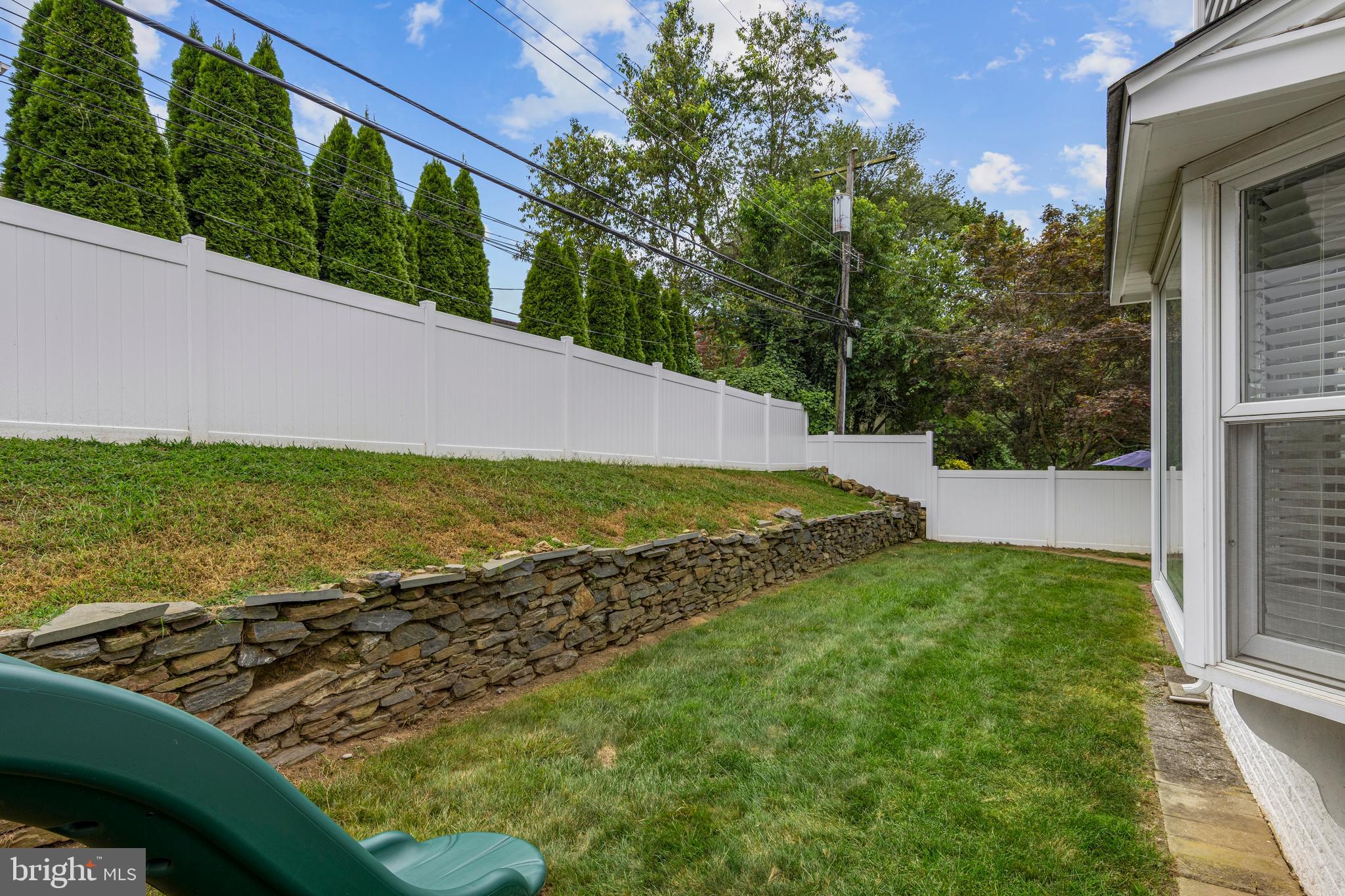 329 Williams Road Bryn Mawr, PA 19010 - Photo 49 of 61 fenced in yard for privacy and play
