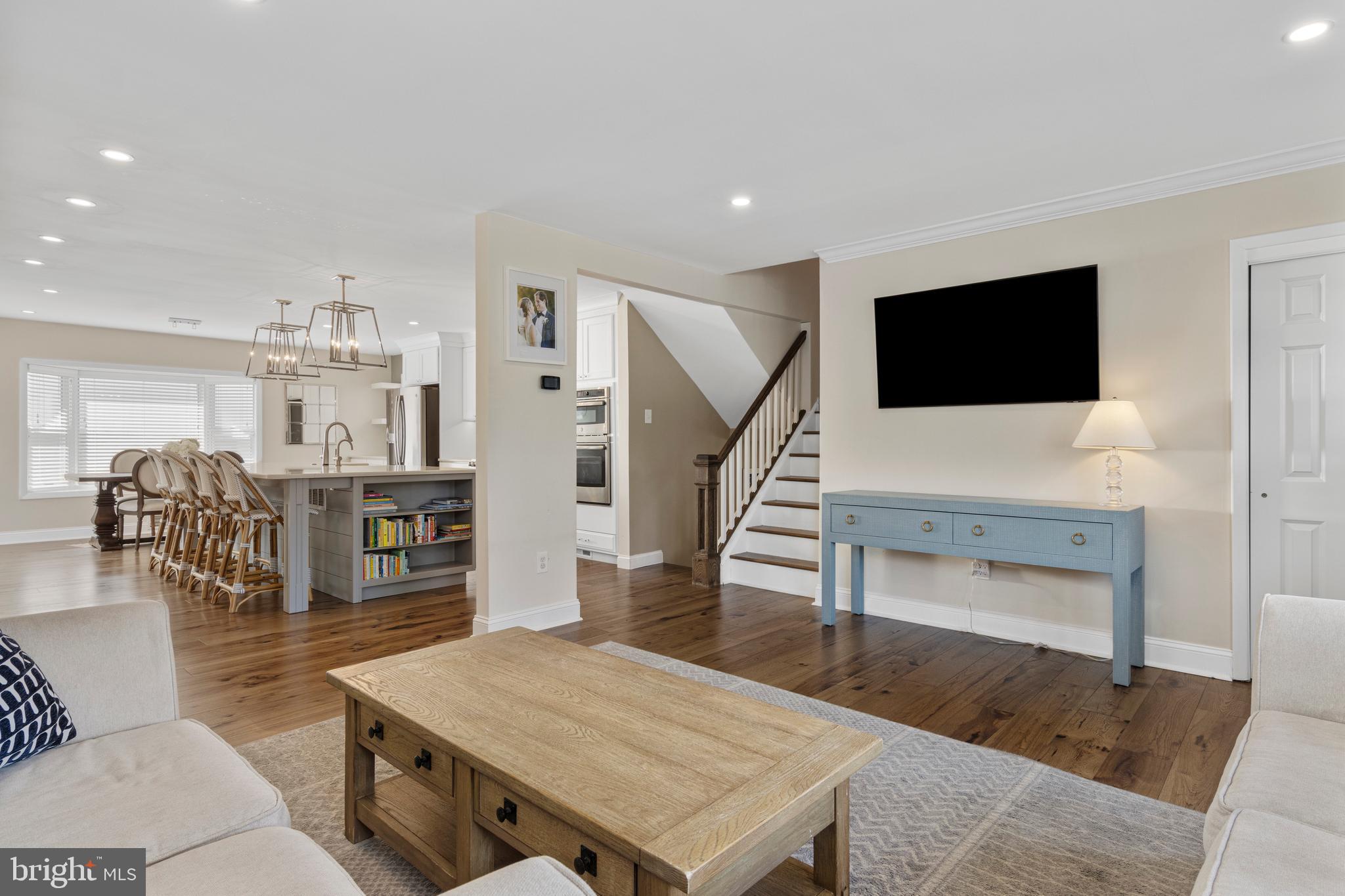 329 Williams Road Bryn Mawr, PA 19010 - Photo 9 of 61 living room opens to kitchen