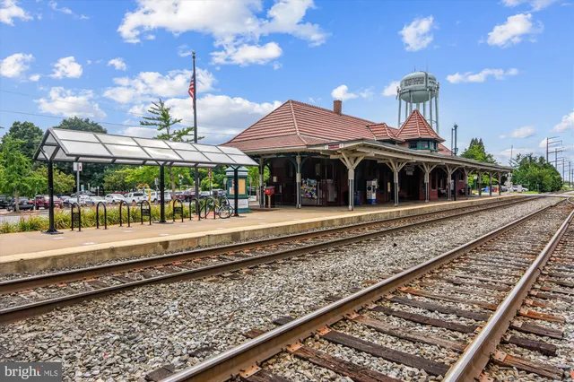 a view of a train station