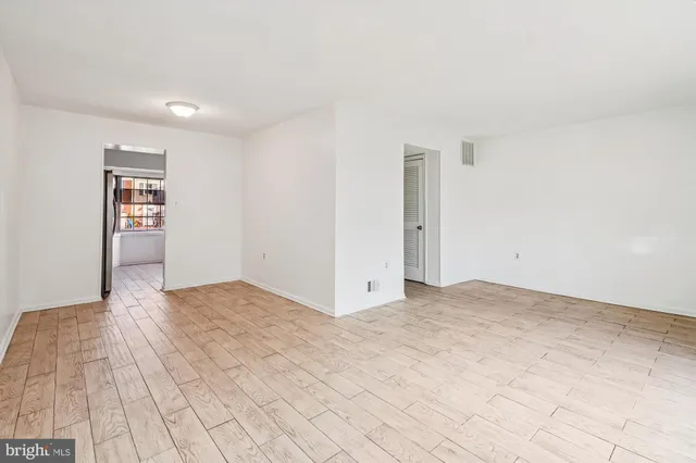 a view of an empty room