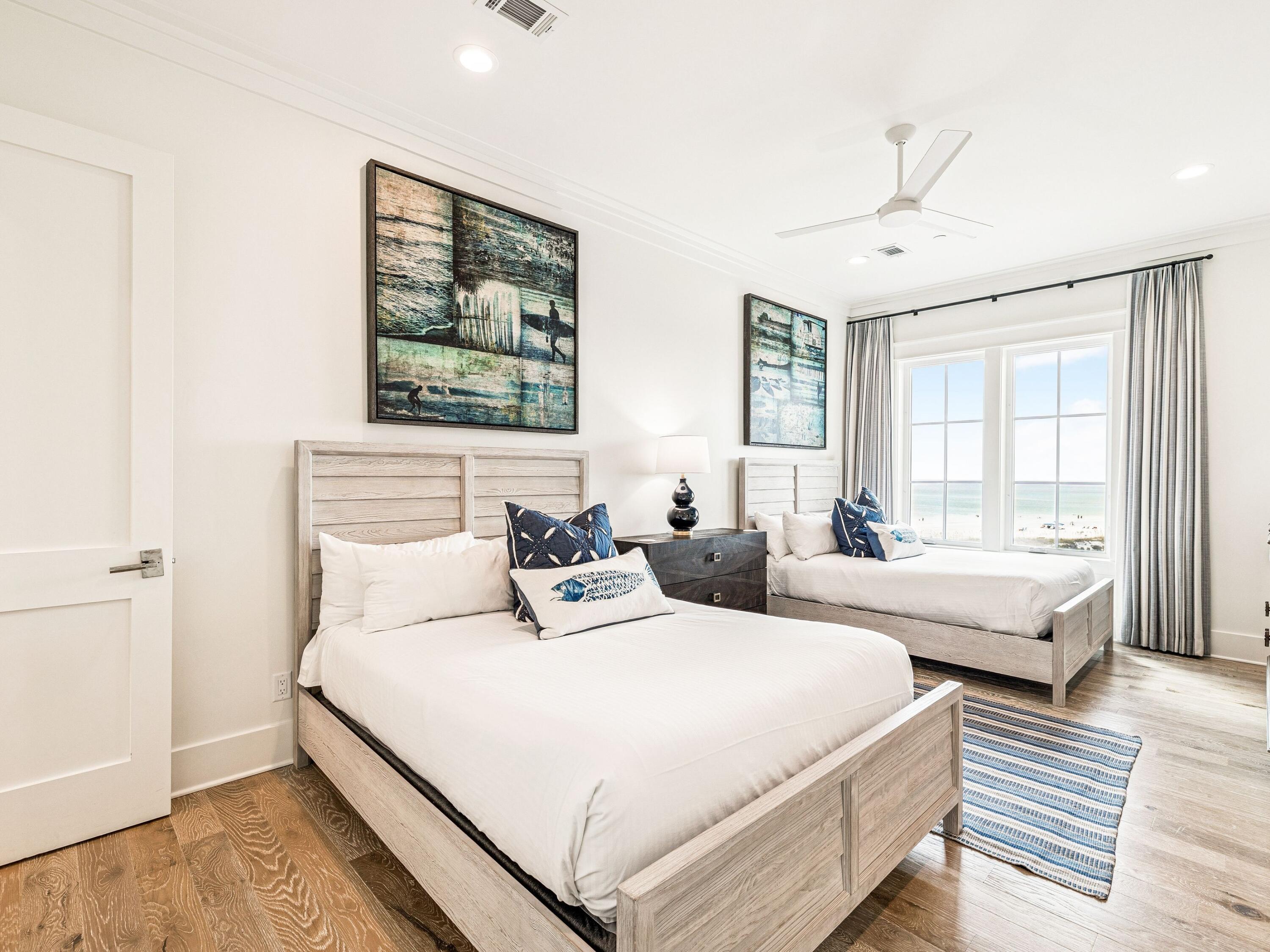 91 Emerald Cove Lane North Inlet Beach, FL 32461 - Photo 32 of 53 a bedroom with bed and a window