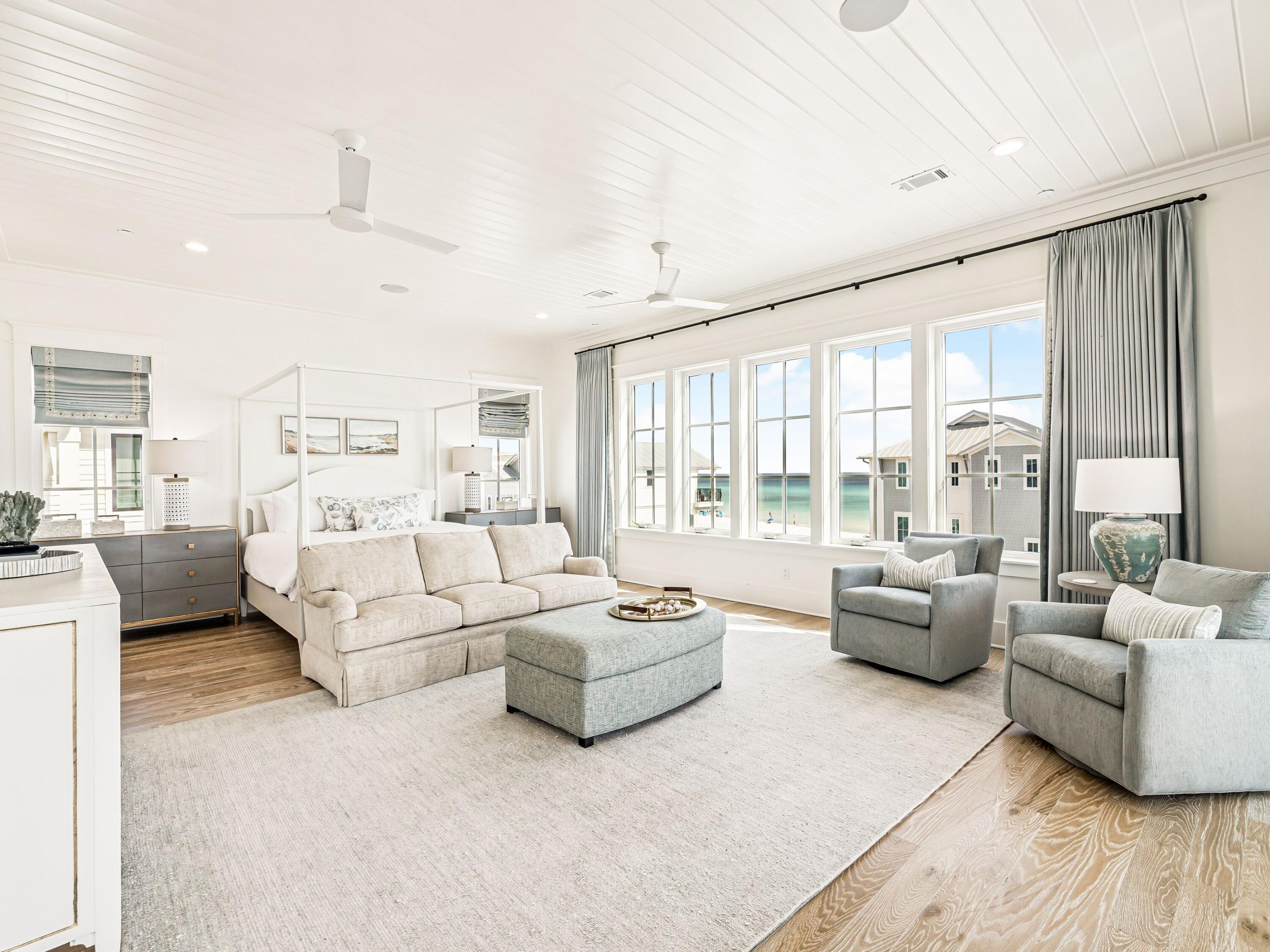 91 Emerald Cove Lane North Inlet Beach, FL 32461 - Photo 44 of 53 a living room with furniture and a large window